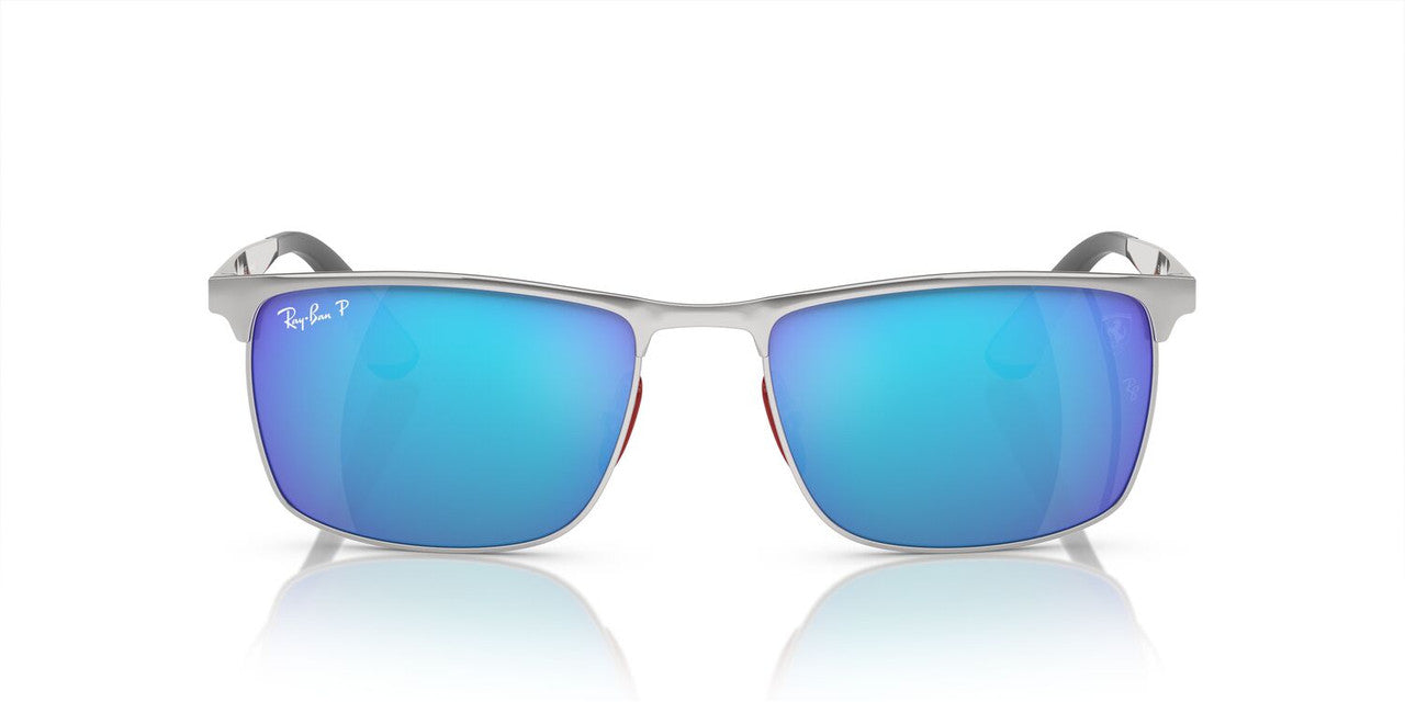 Anteojos De Sol Ray-Ban 0RB3726M Plateado/Azul