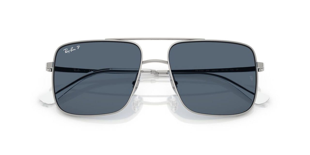 Anteojos De Sol Ray-Ban 0RB3758 Ari Plateado/Gris