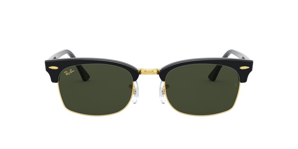 Anteojos De Sol Ray-Ban 0RB3916 Clubmaster Square Negro/Verde