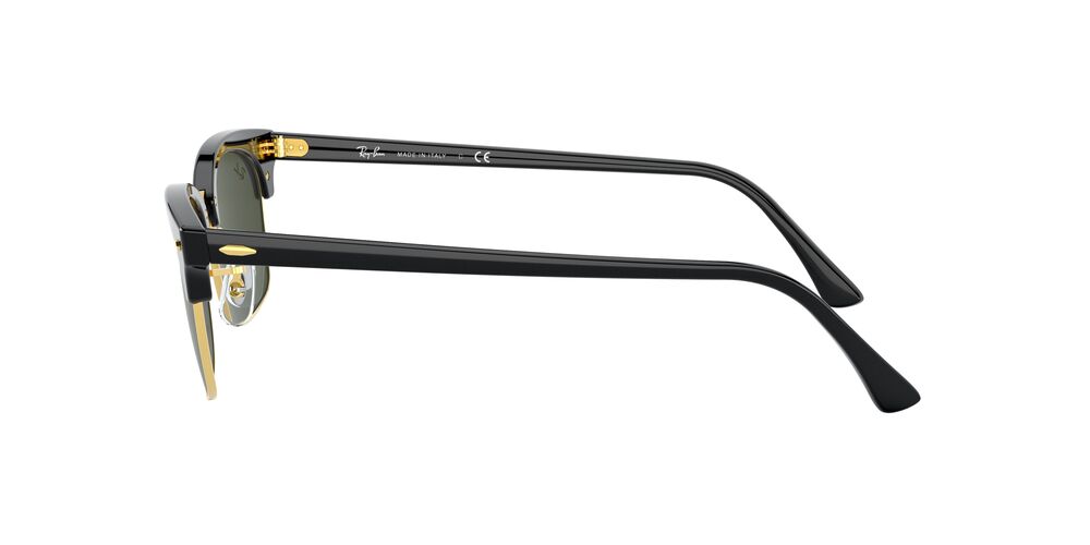 Anteojos De Sol Ray-Ban 0RB3916 Clubmaster Square Negro/Verde
