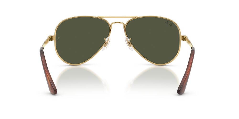 Anteojos De Sol Ray-Ban RB3925 Aviator Max Arista Green Verde/Dorado
