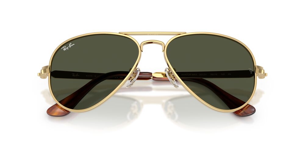 Anteojos De Sol Ray-Ban RB3925 Aviator Max Arista Green Verde/Dorado