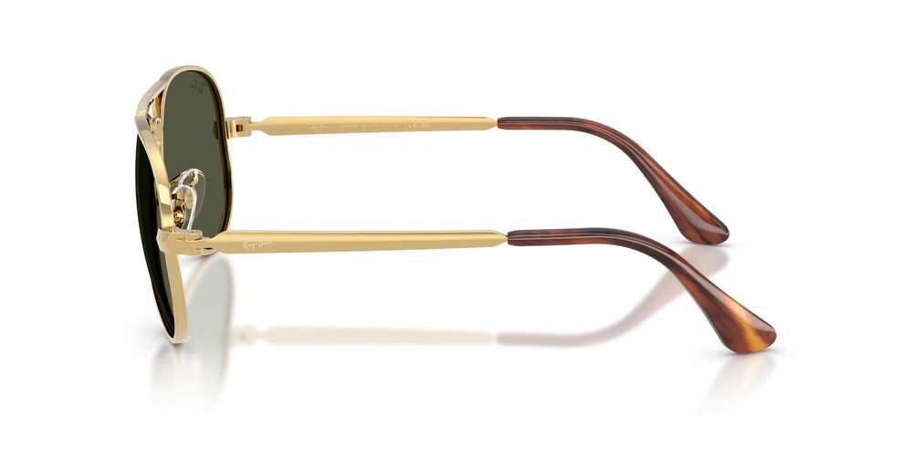 Anteojos De Sol Ray-Ban RB3925 Aviator Max Arista Green Verde/Dorado