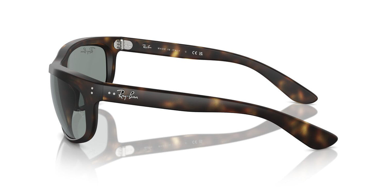 Anteojos De Sol Ray-Ban RB4089 Balorama Matte Havana Blue Azul/Havana