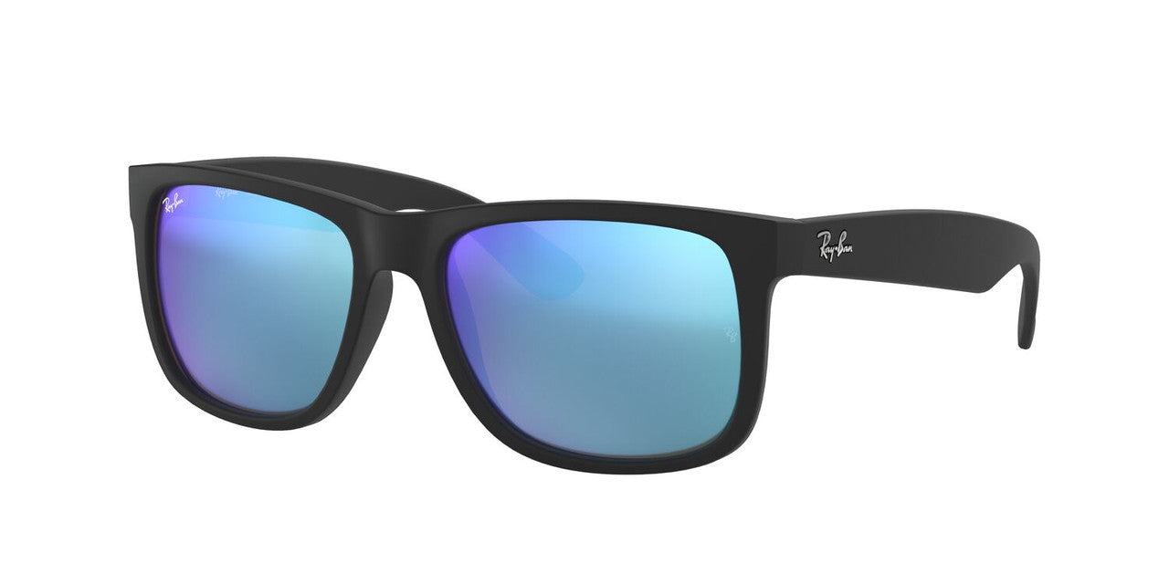 Anteojos De Sol Ray-Ban 0RB4165 Justin Negro/Azul