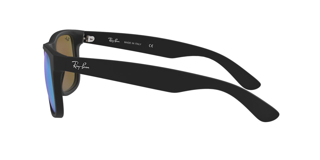 Anteojos De Sol Ray-Ban 0RB4165 Justin Negro/Azul