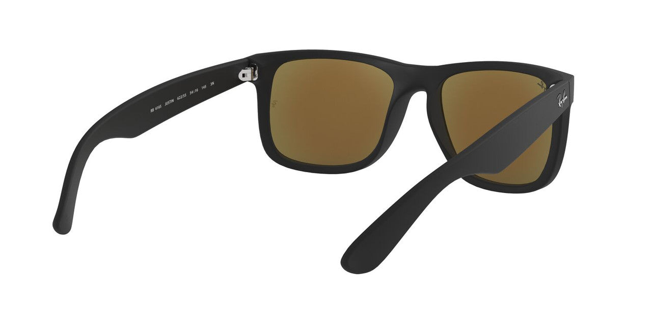 Anteojos De Sol Ray-Ban 0RB4165 Justin Negro/Azul
