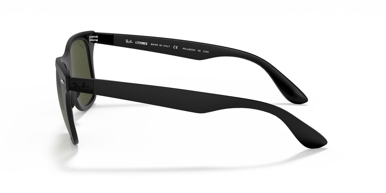 Anteojos De Sol Ray-Ban 0RB4195 Wayfarer Liteforce Negro/Verde