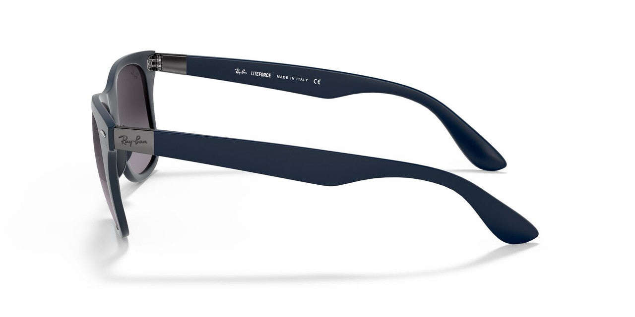 Anteojos De Sol Ray-Ban 0RB4195 Wayfarer Liteforce Azul/Gris
