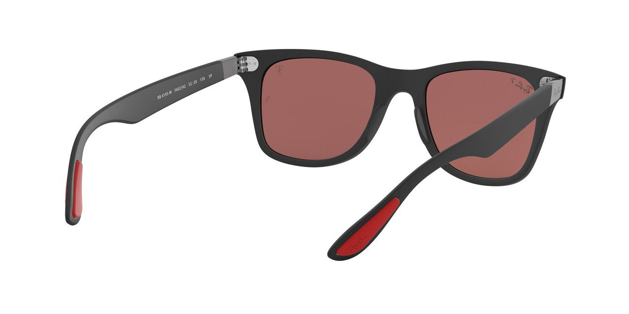Anteojos De Sol Ray-Ban 0OO9417 Ferrari Negro/Violeta