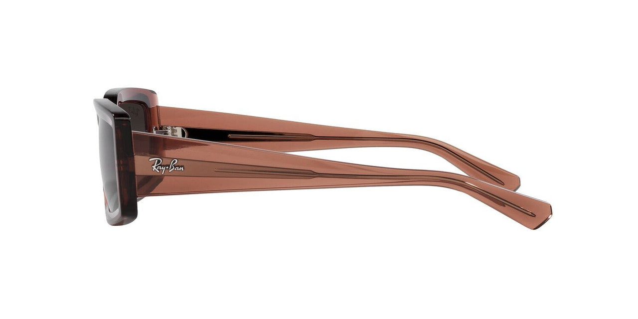 Anteojos De Sol Ray-Ban RB4395 Kiliane Gris/Café