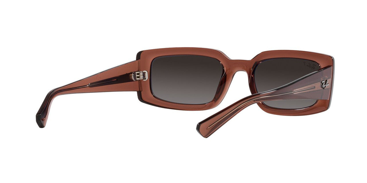 Anteojos De Sol Ray-Ban RB4395 Kiliane Gris/Café