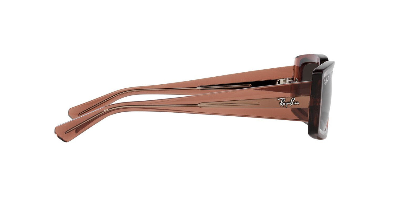 Anteojos De Sol Ray-Ban RB4395 Kiliane Gris/Café