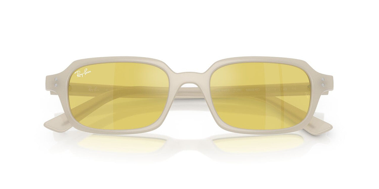 Anteojos De Sol Ray-Ban RB4455 Zuri Amarillo/Blanco