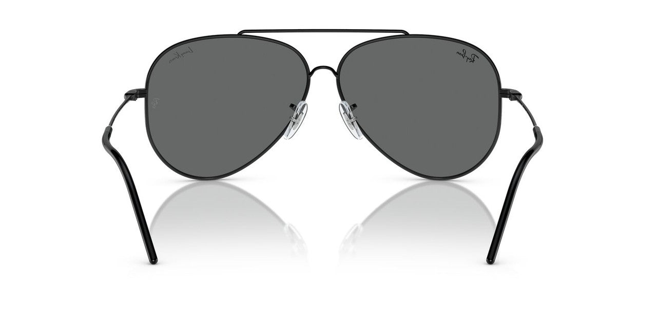 Anteojos De Sol Ray-Ban 0RBR0101S Aviator Reverse Negro/Gris
