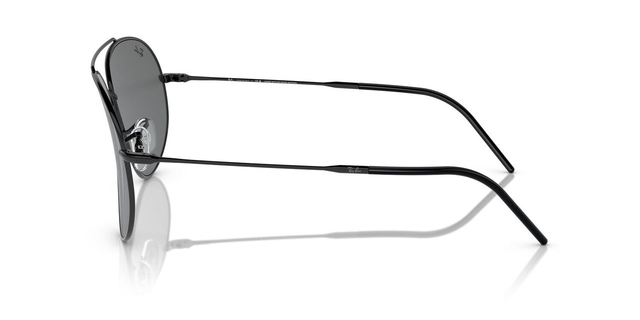 Anteojos De Sol Ray-Ban 0RBR0101S Aviator Reverse Negro/Gris