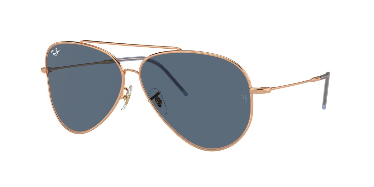 Anteojos De Sol Ray-Ban 0RBR0101S Aviator Reverse Rosa/Azul