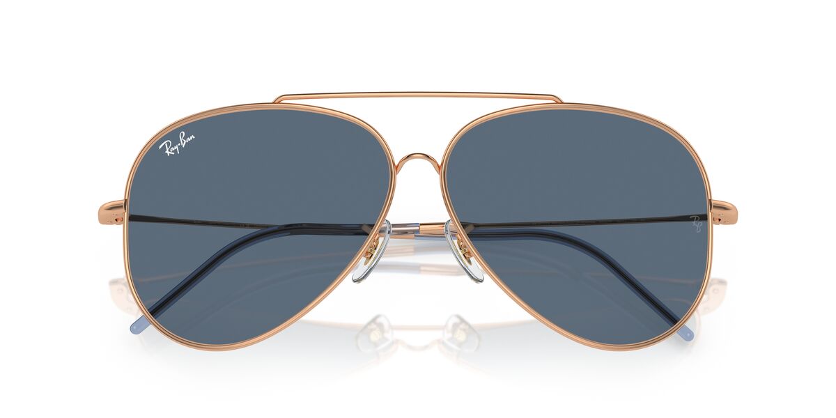 Anteojos De Sol Ray-Ban 0RBR0101S Aviator Reverse Rosa/Azul