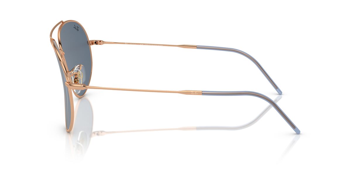 Anteojos De Sol Ray-Ban 0RBR0101S Aviator Reverse Rosa/Azul