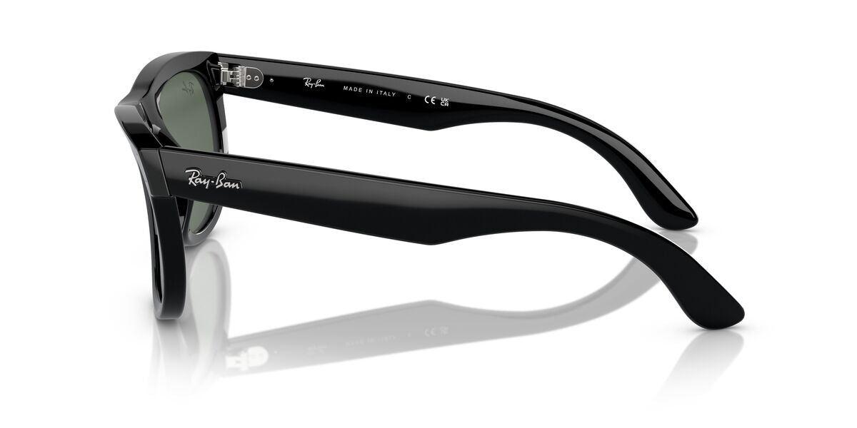 Anteojos De Sol Ray-Ban 0RBR0502S Wayfarer Reverse Negro/Verde