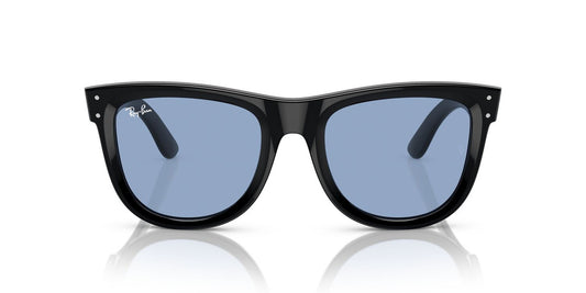 Anteojos De Sol Ray-Ban 0RBR0502S Wayfarer Reverse Negro/Celeste