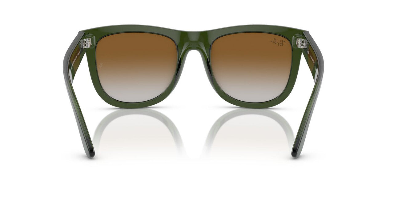 Anteojos De Sol Ray-Ban 0RBR0502S Wayfarer Reverse Verde/Café