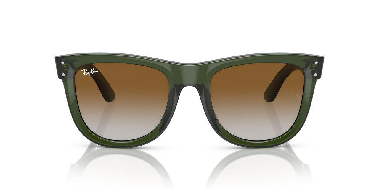 Anteojos De Sol Ray-Ban 0RBR0502S Wayfarer Reverse Verde/Café