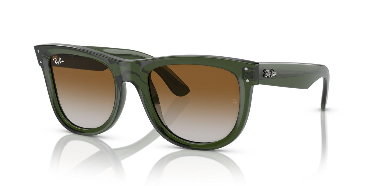 Anteojos De Sol Ray-Ban 0RBR0502S Wayfarer Reverse Verde/Café
