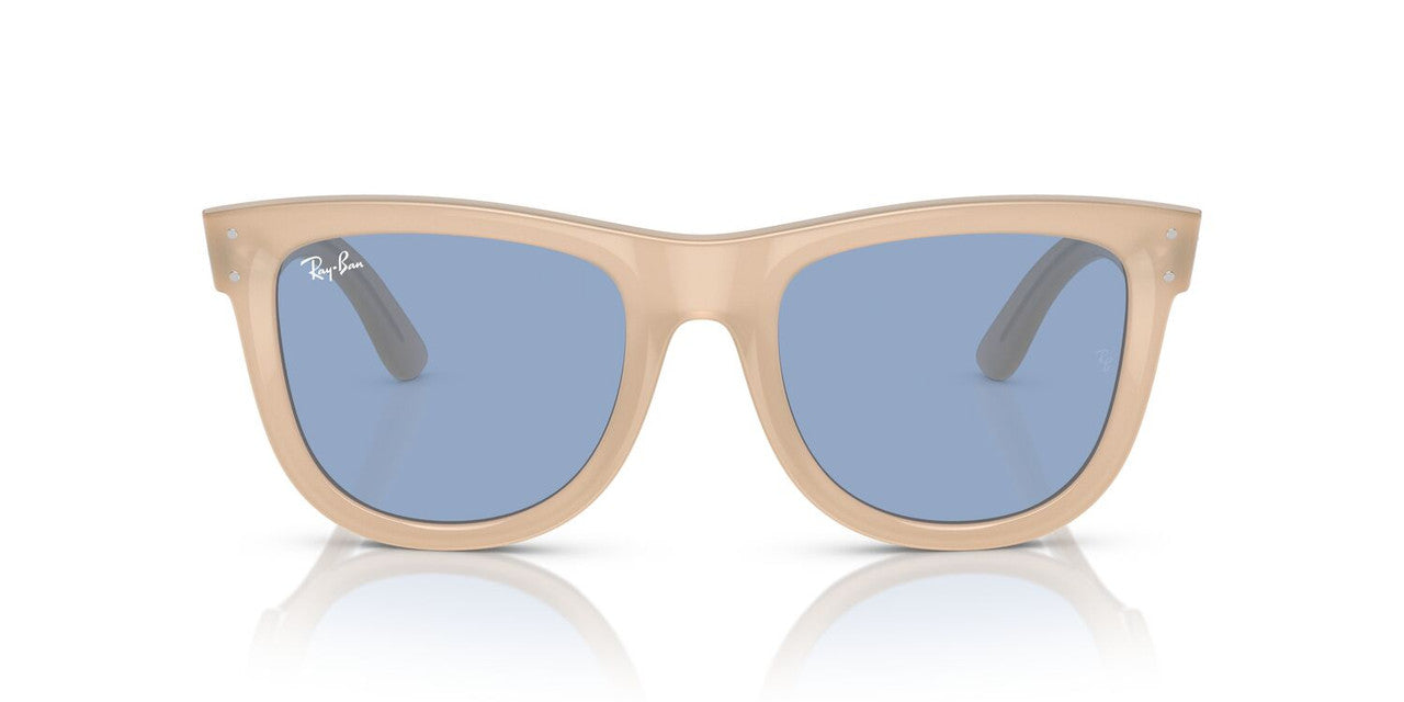 Anteojos De Sol Ray-Ban 0RBR0502S Wayfarer Reverse Beige/Celeste