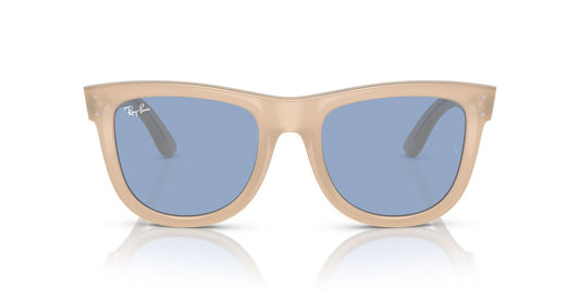 Anteojos De Sol Ray-Ban 0RBR0502S Wayfarer Reverse Beige/Celeste