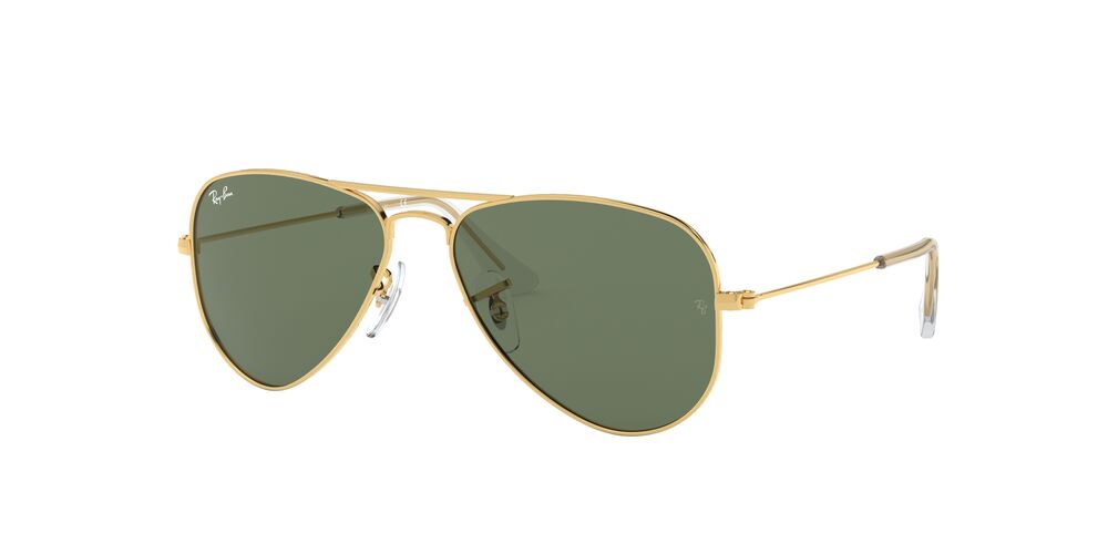 Anteojos De Sol Ray-Ban 0RJ9506S Junior Aviator Verde/Dorado