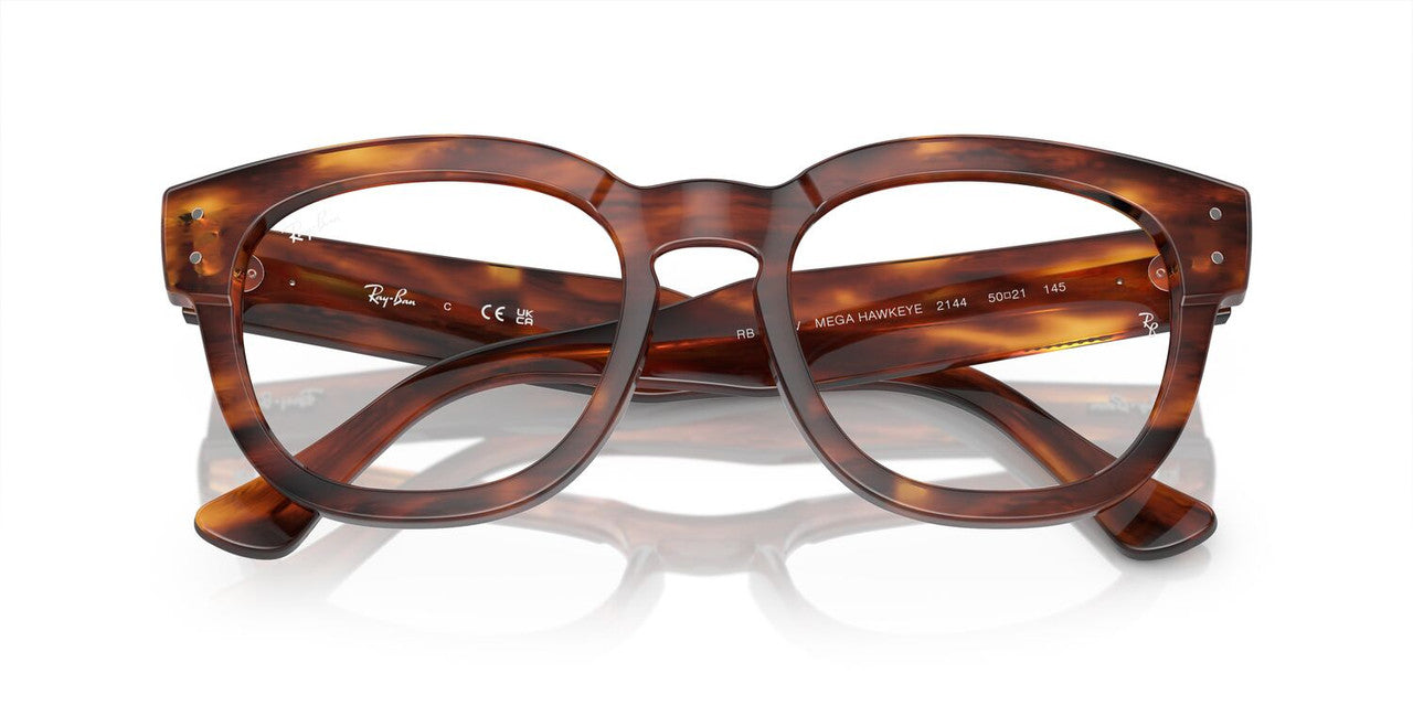 Anteojos Ópticos Ray-Ban RX0298V Mega Hawkeye Havana