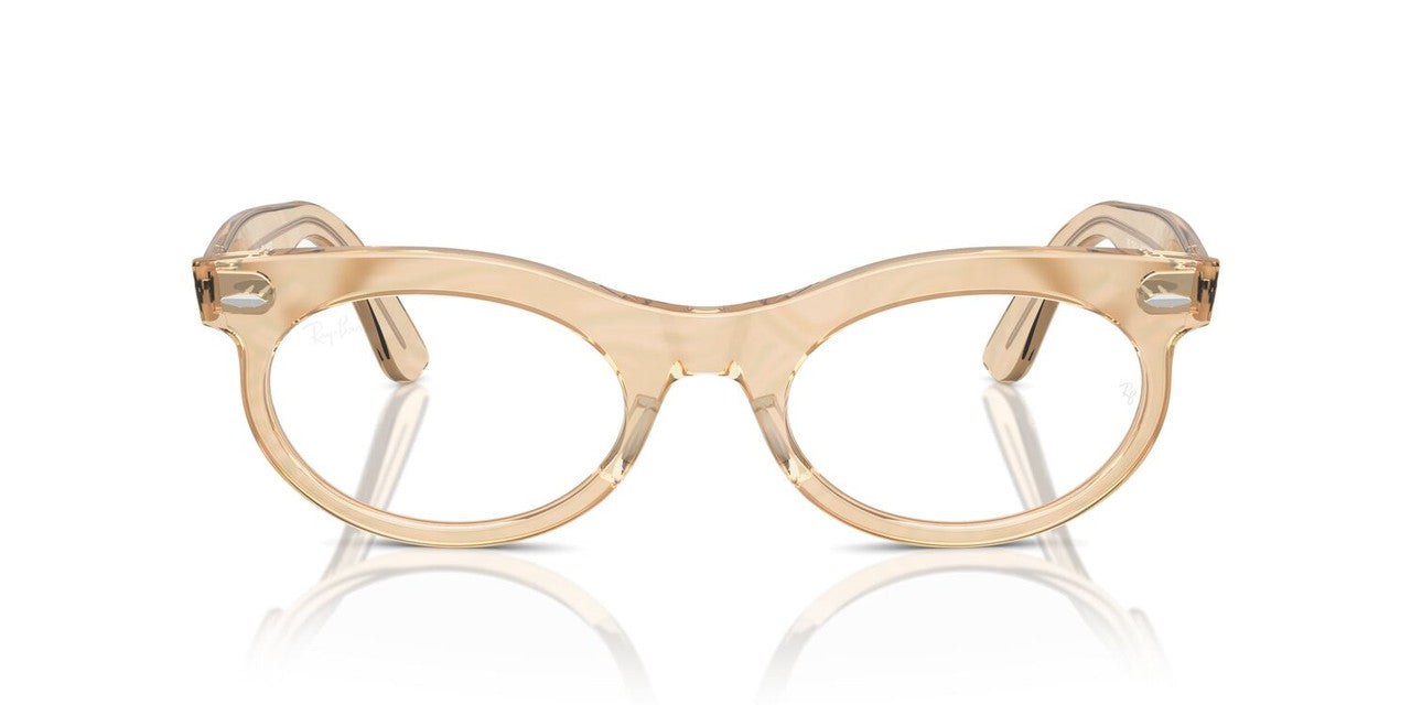 Anteojos Ópticos Ray-Ban 0RX2242V Wayfarer Oval Café