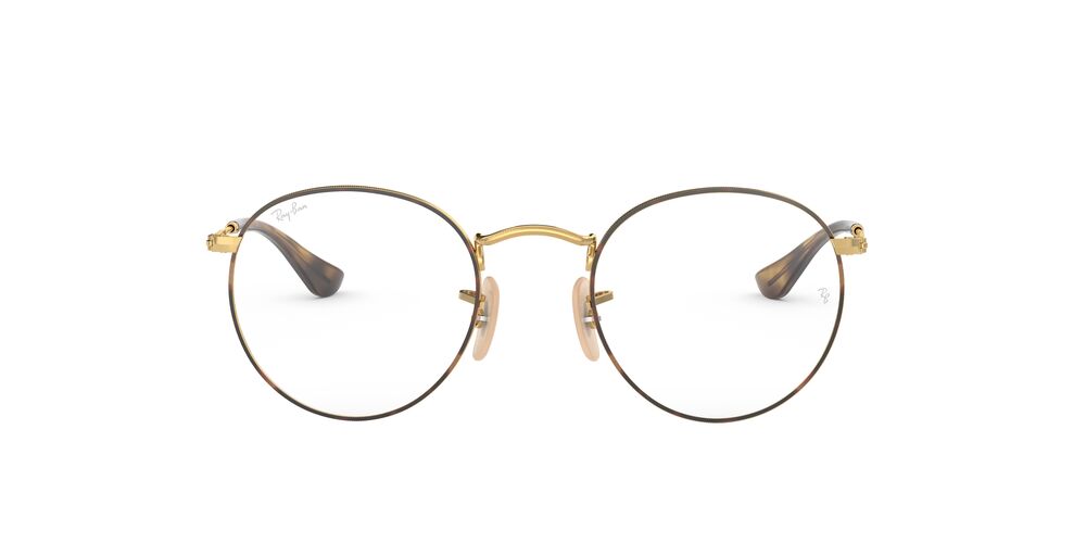 Anteojos Ópticos Ray-Ban 0RX3447V Round Metal Havana