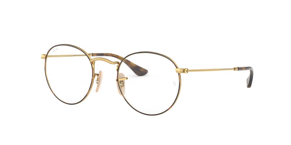 Anteojos Ópticos Ray-Ban 0RX3447V Round Metal Havana