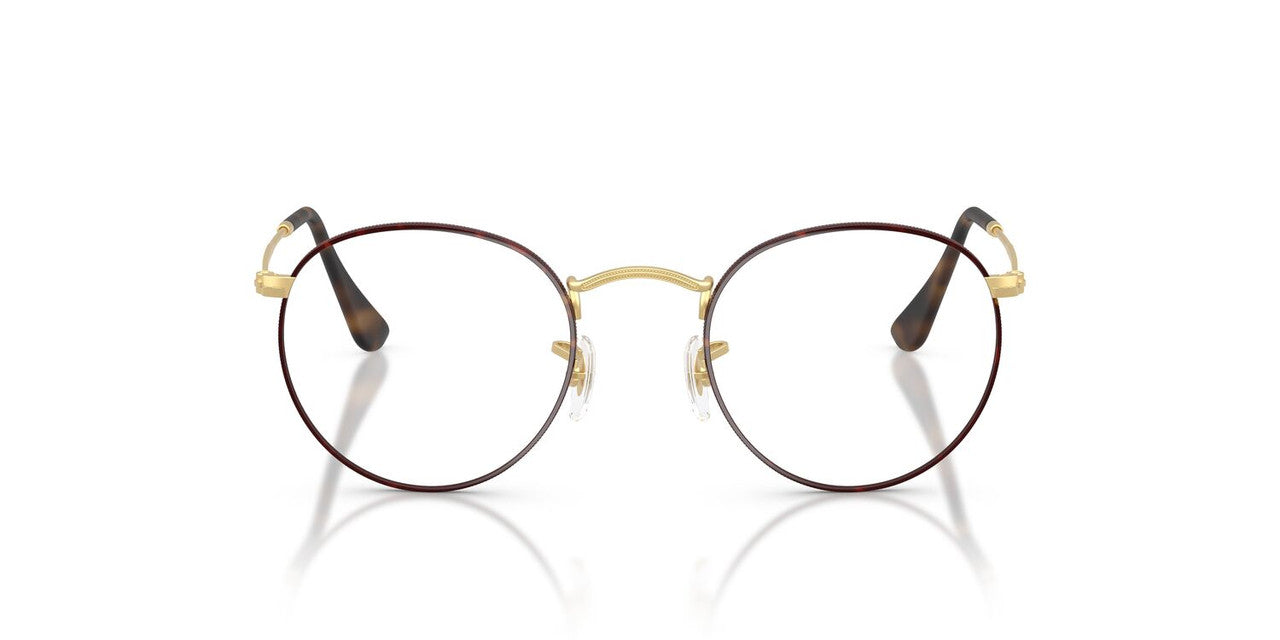 Anteojos Ópticos Ray-Ban 0RX3447V Round Metal Havana