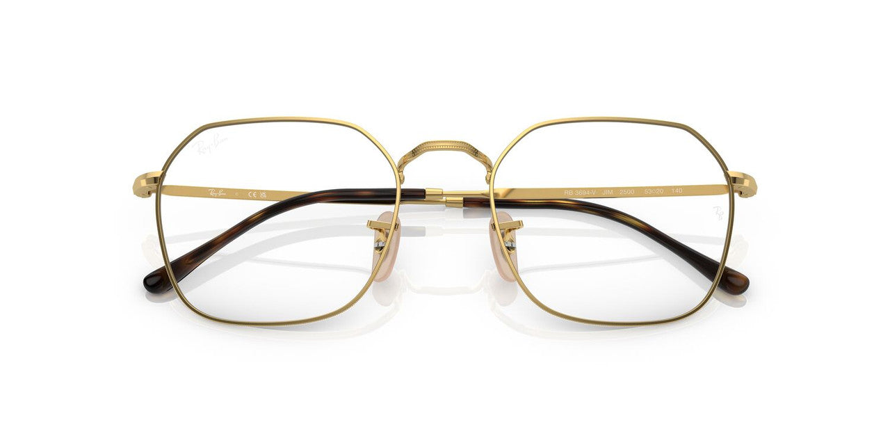 Anteojos Ópticos Ray-Ban 0RX3694V Jim Dorado