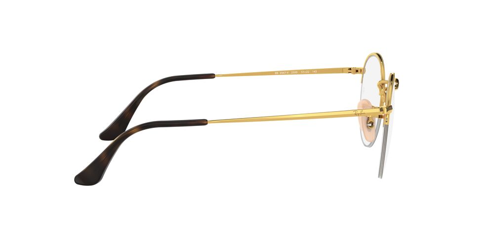 Anteojos Ópticos Ray-Ban 0RX3947V Round Gaze Dorado