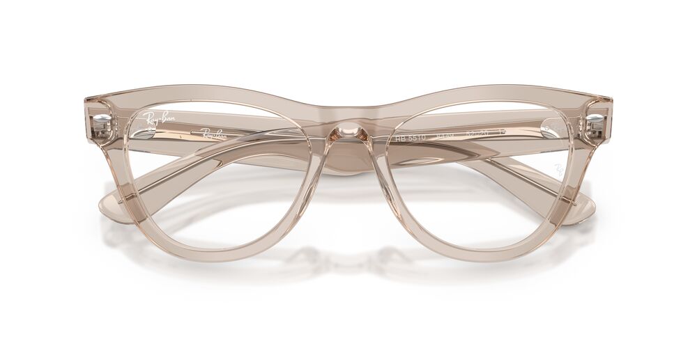 Anteojos Ópticos Ray-Ban RX5510 Transaprent Light Brown Café