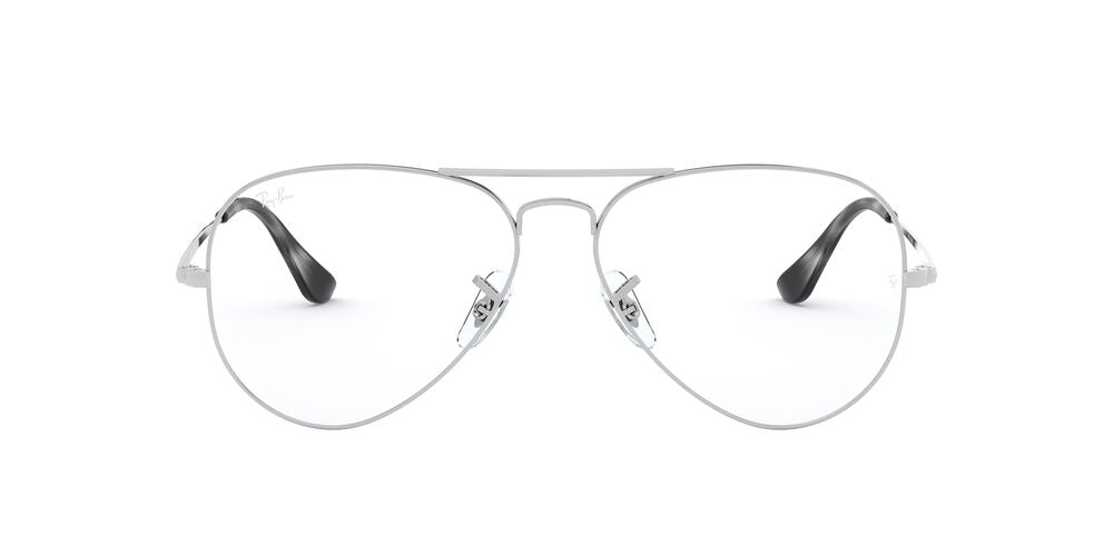 Anteojos Ópticos Ray-Ban 0RX6489 Aviator Plateado