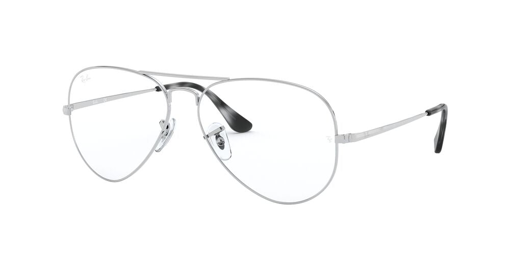 Anteojos Ópticos Ray-Ban 0RX6489 Aviator Plateado