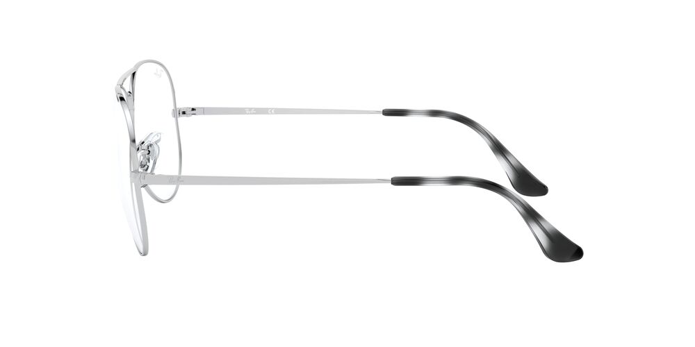 Anteojos Ópticos Ray-Ban 0RX6489 Aviator Plateado