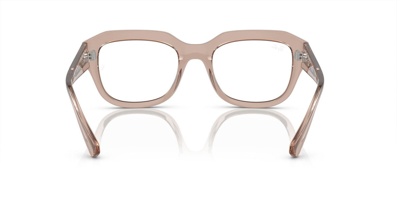 Anteojos Ópticos Ray-Ban 0RX7225 Leonid Marrón