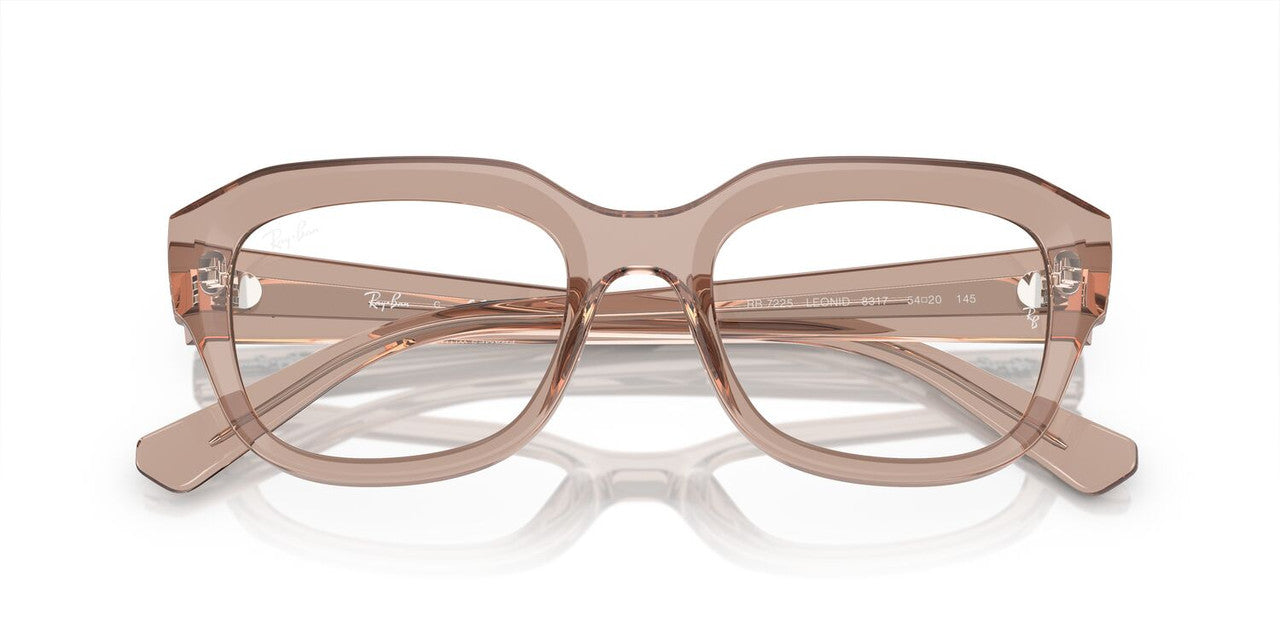 Anteojos Ópticos Ray-Ban 0RX7225 Leonid Marrón