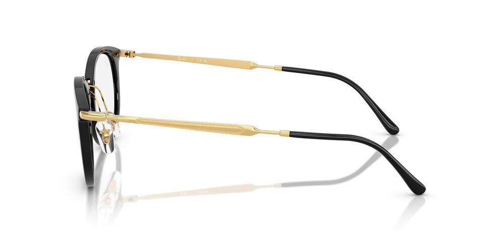 Anteojos Ópticos Ray-Ban RX7255 Black Negro