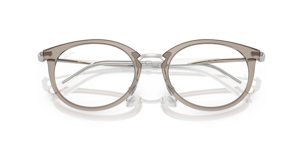 Anteojos Ópticos Ray-Ban RX7255 Transparent Grey Gris