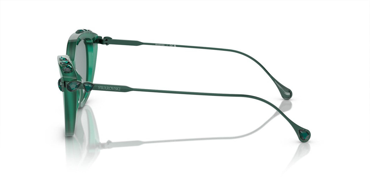 Anteojos De Sol Swarovski 0SK6010 Verde/Gris