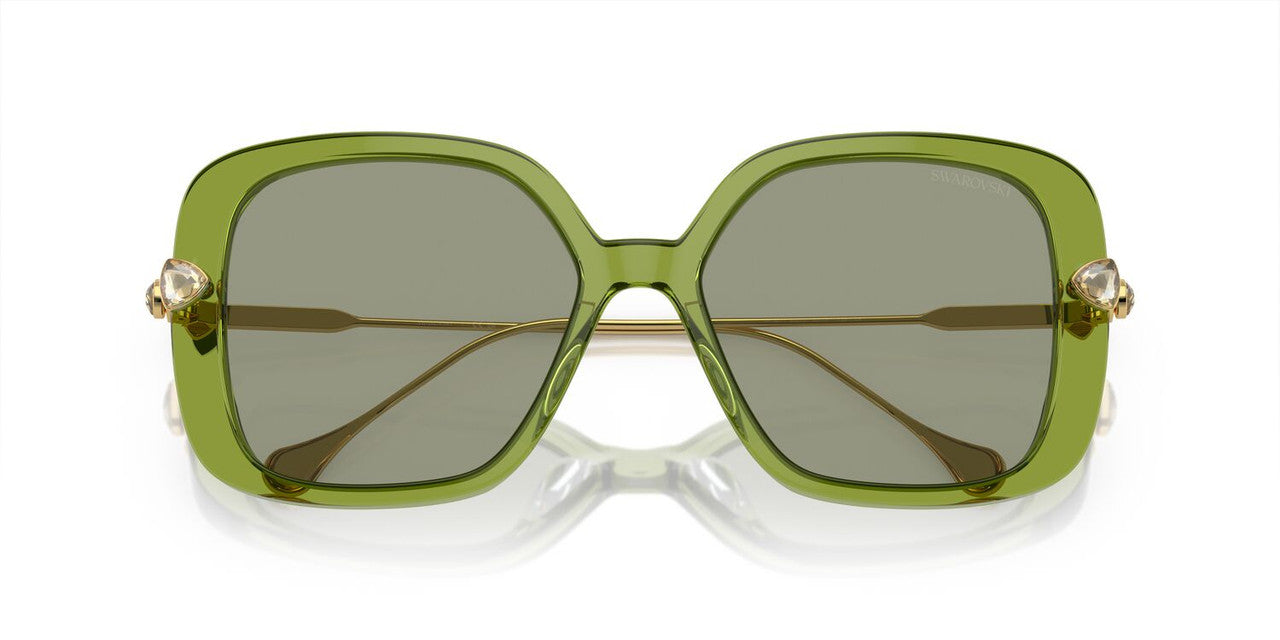 Anteojos De Sol Swarovski 0SK6011 Verde/Verde