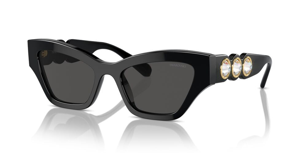 Anteojos De Sol Swarovski 0SK6021 Gris/Negro