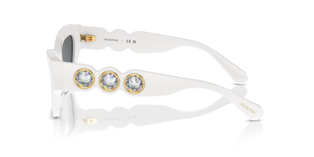 Anteojos De Sol Swarovski 0SK6021 Gris/Blanco